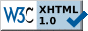 XHTML 1.0 Valido!